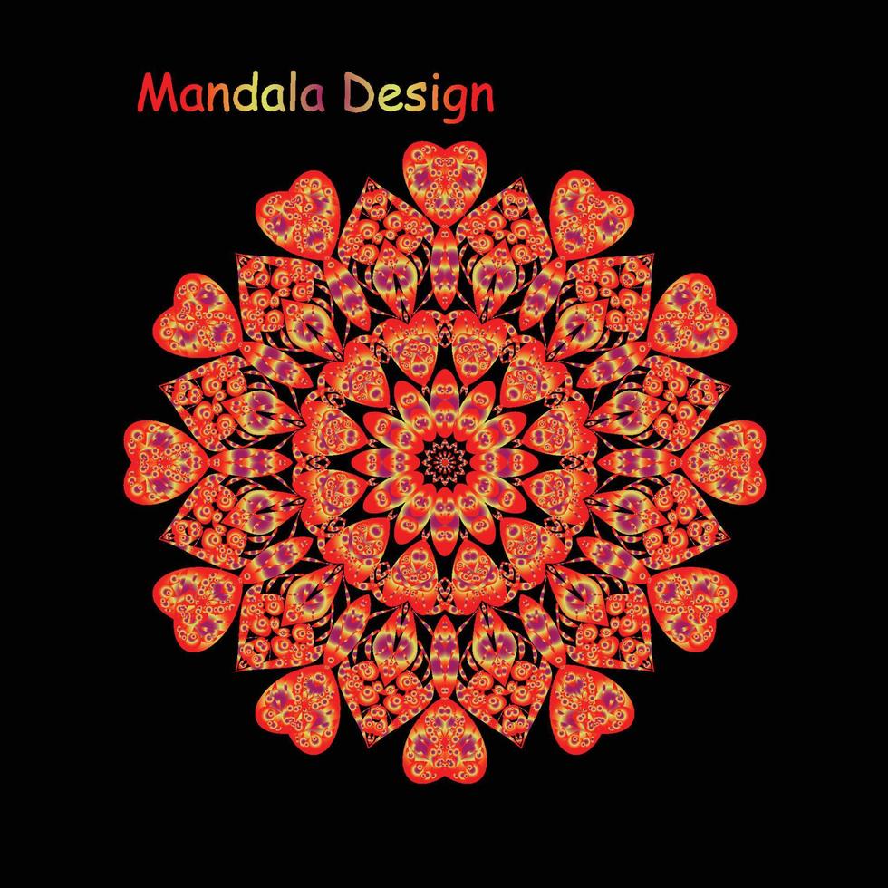 This is Mandala Design Vector
