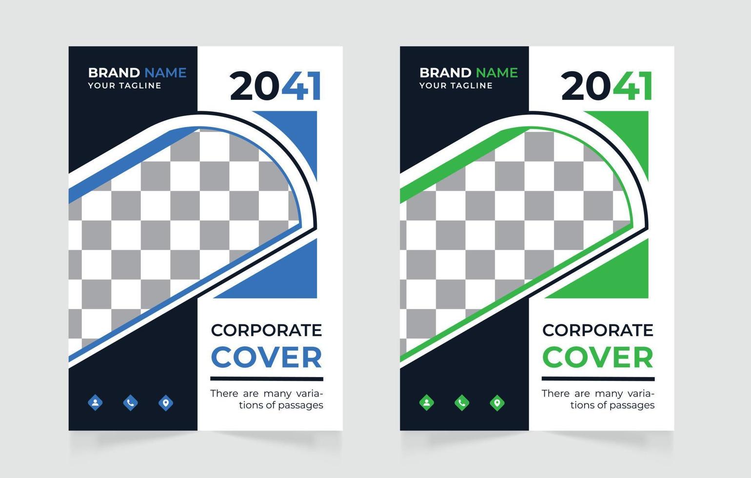Simple business corporate book cover design template a4 or can be used to annual report, magazine, flyer, poster, banner, portfolio, company profile, website, brochure cover design vector