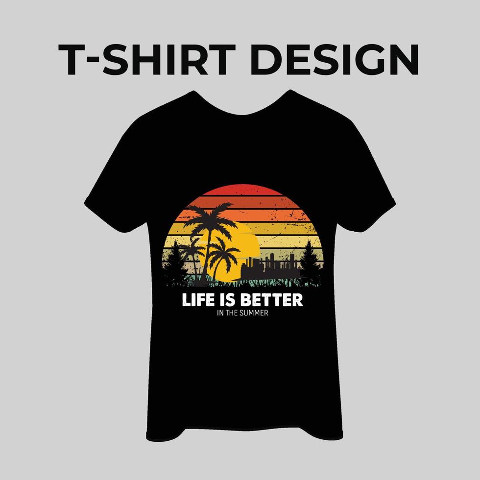 T-shirt Design Template vector