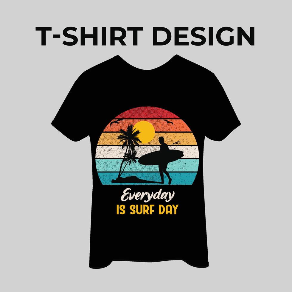 T-shirt Design Template vector