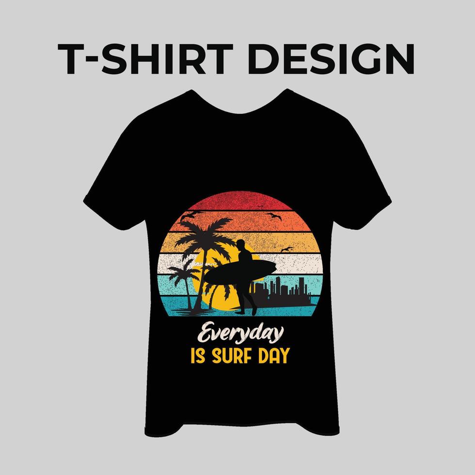 T-shirt Design Template vector