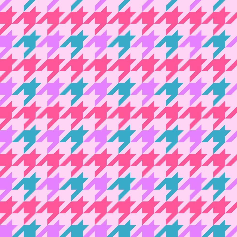 beautiful seamless geometric pattern with houndstooth vector