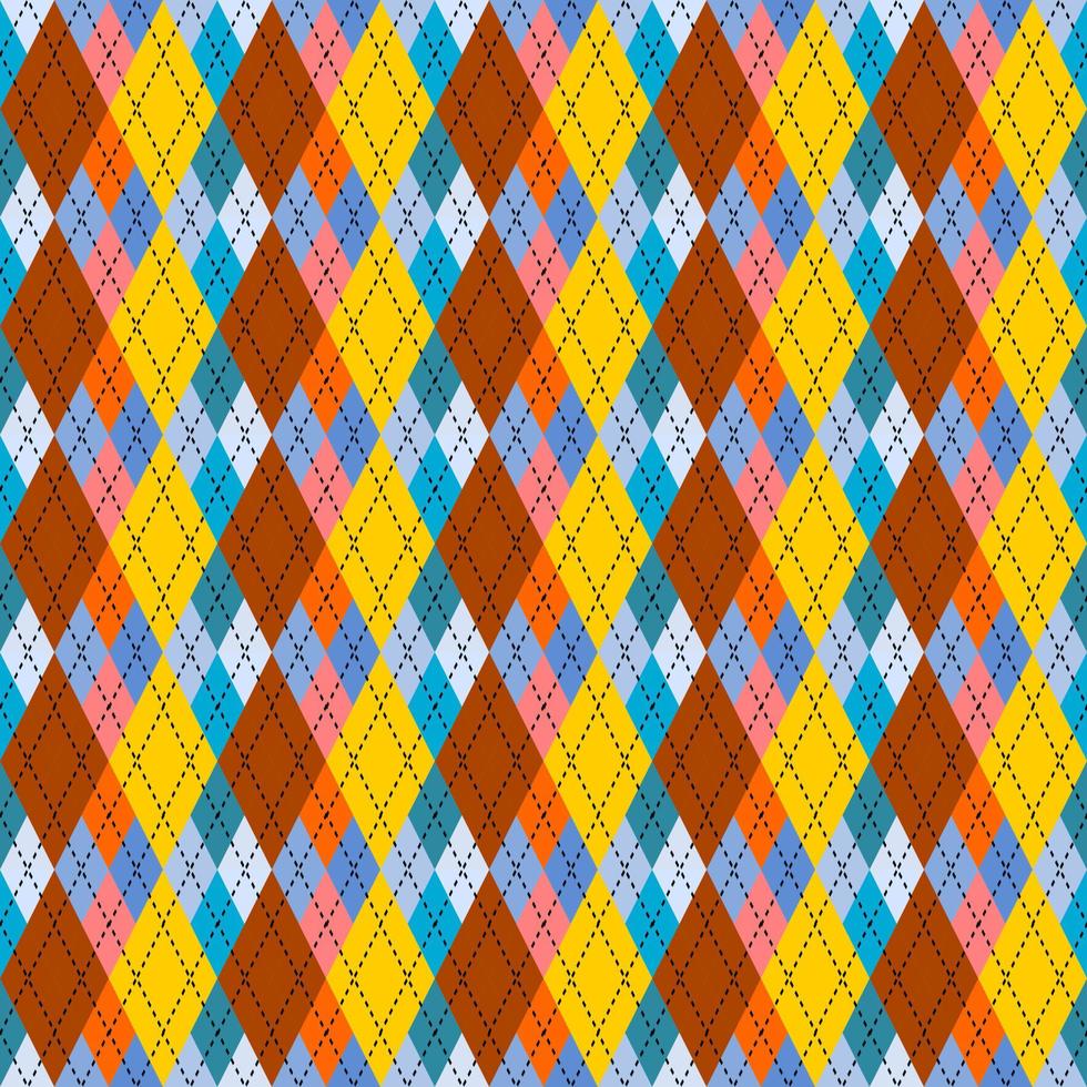 beautiful argyle seamless pattern design for background or fabric vector