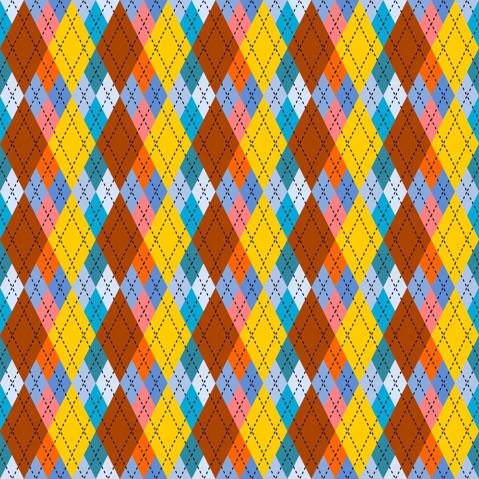 beautiful argyle seamless pattern design for background or fabric vector