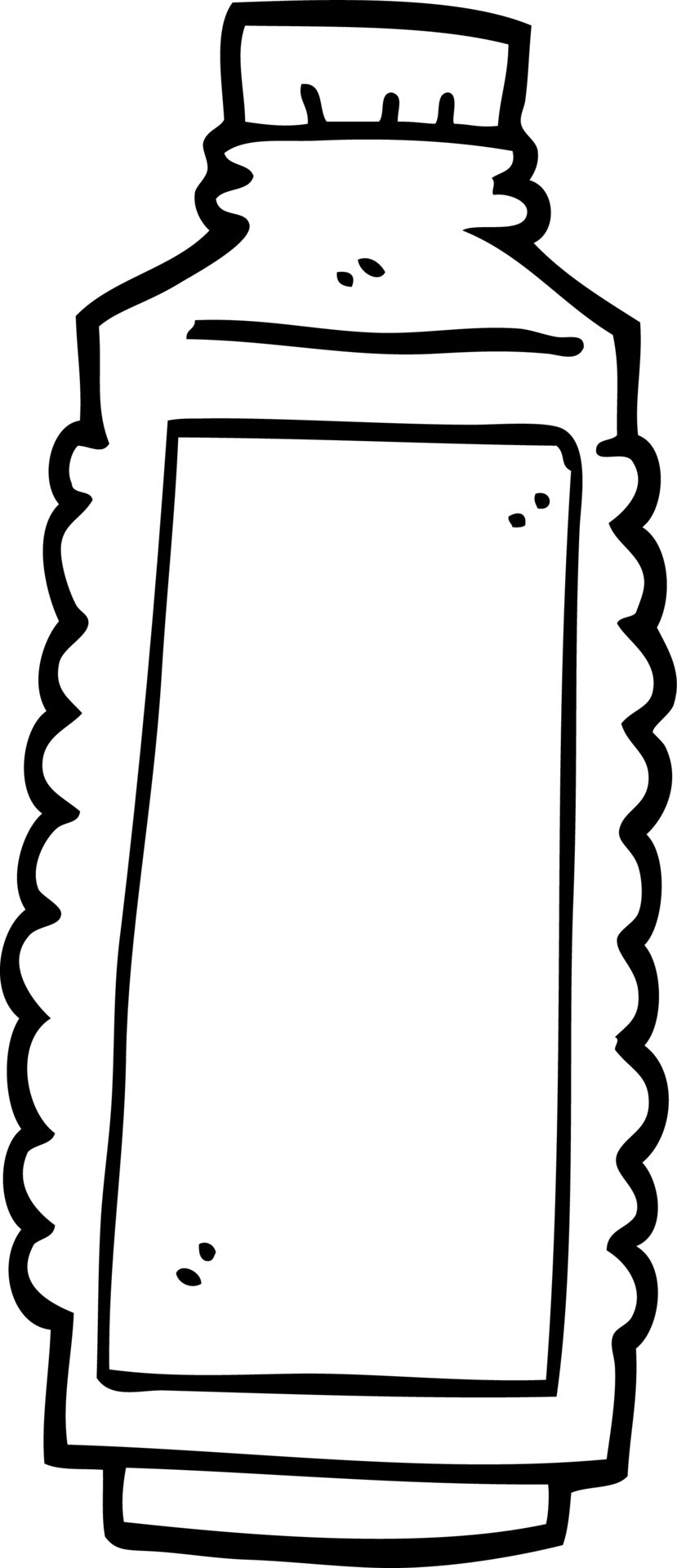 line drawing cartoon water bottle 12206848 Vector Art at Vecteezy