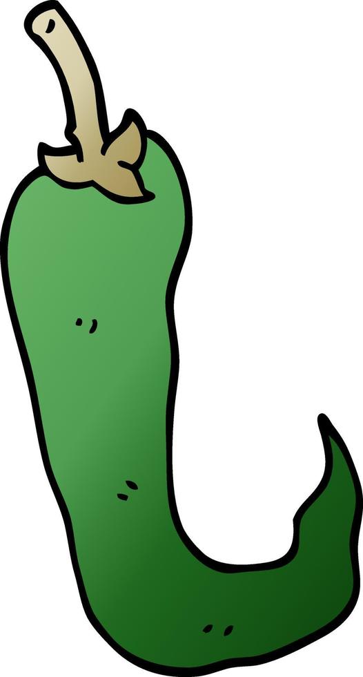 cartoon doodle chilli pepper vector