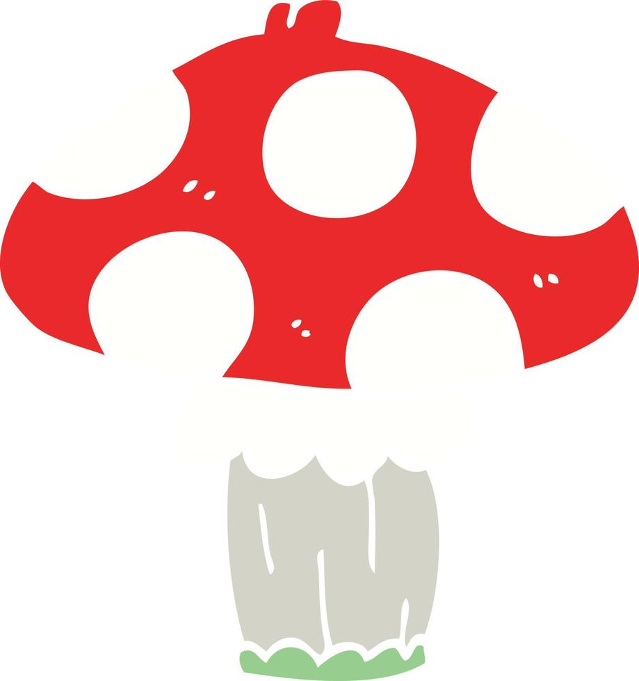 cartoon doodle mushroom vector