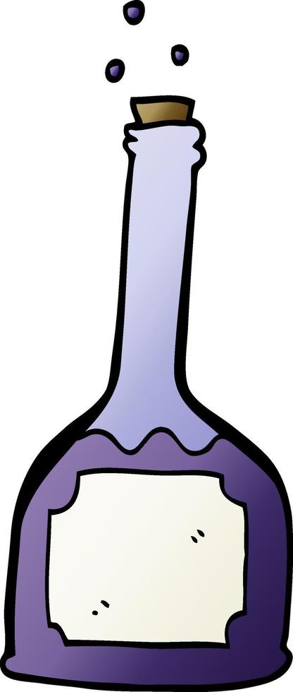 cartoon doodle magic potion vector