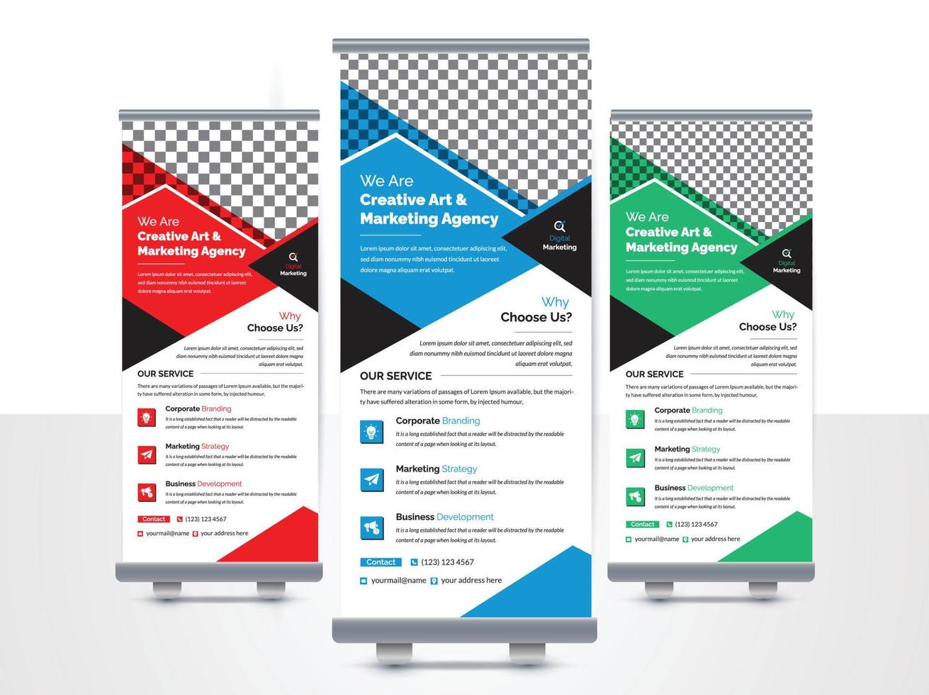 Business Roll Up Set. Stand Design. Banner Template, , vector