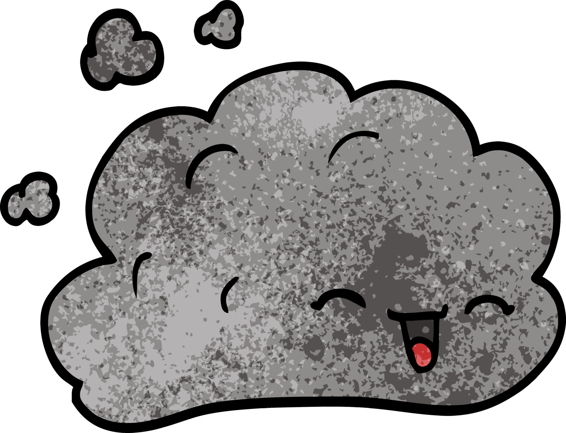 cartoon doodle grey smoke 12208027 Vector Art at Vecteezy