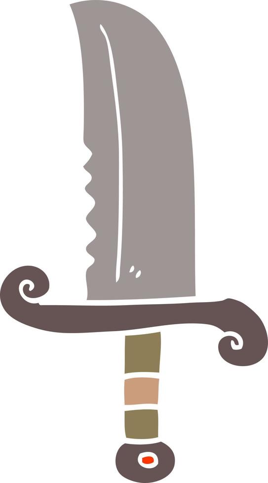 cartoon doodle jeweled sword vector