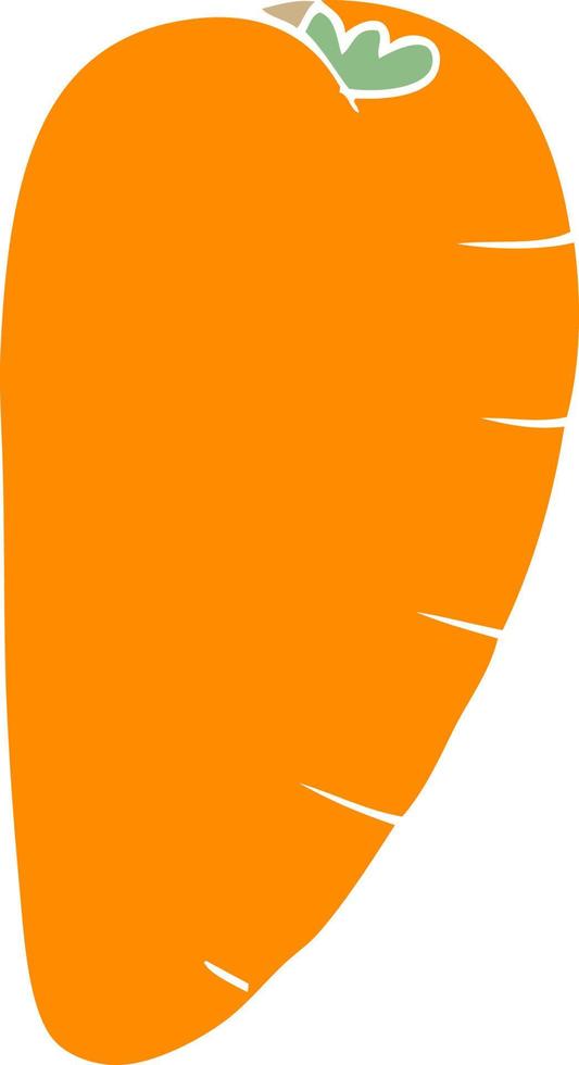 cartoon doodle carrot vector