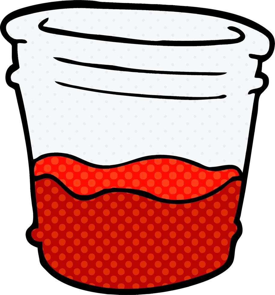 cartoon doodle glass of drink vector