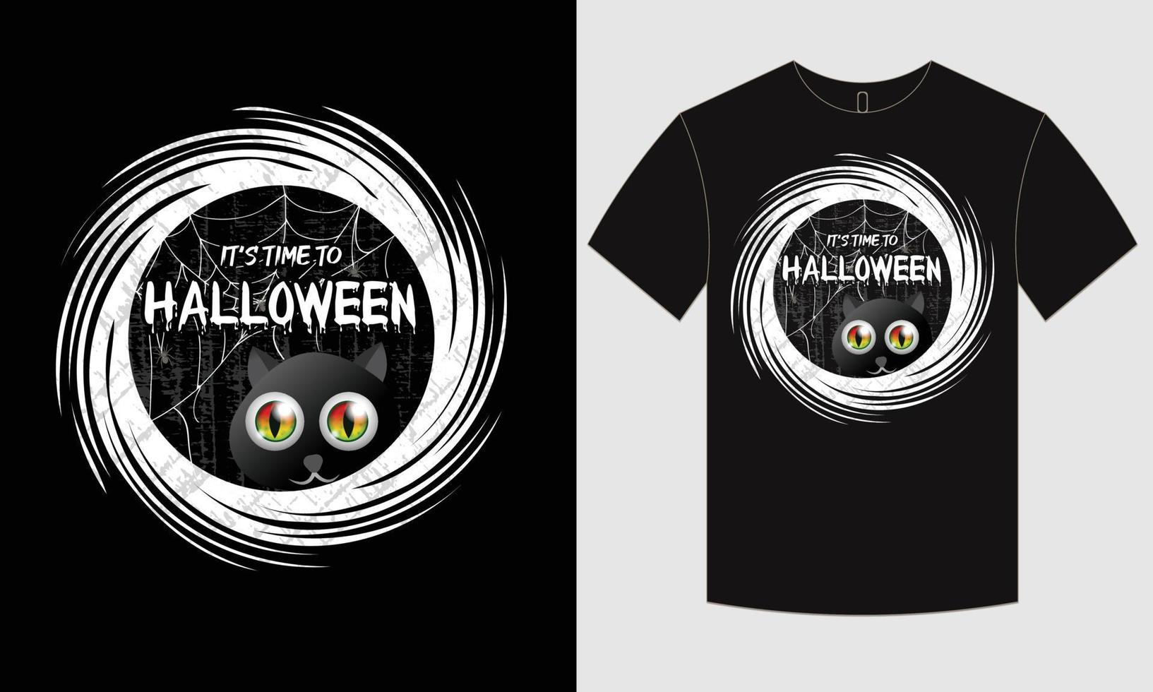 Halloween t-shirt design vector