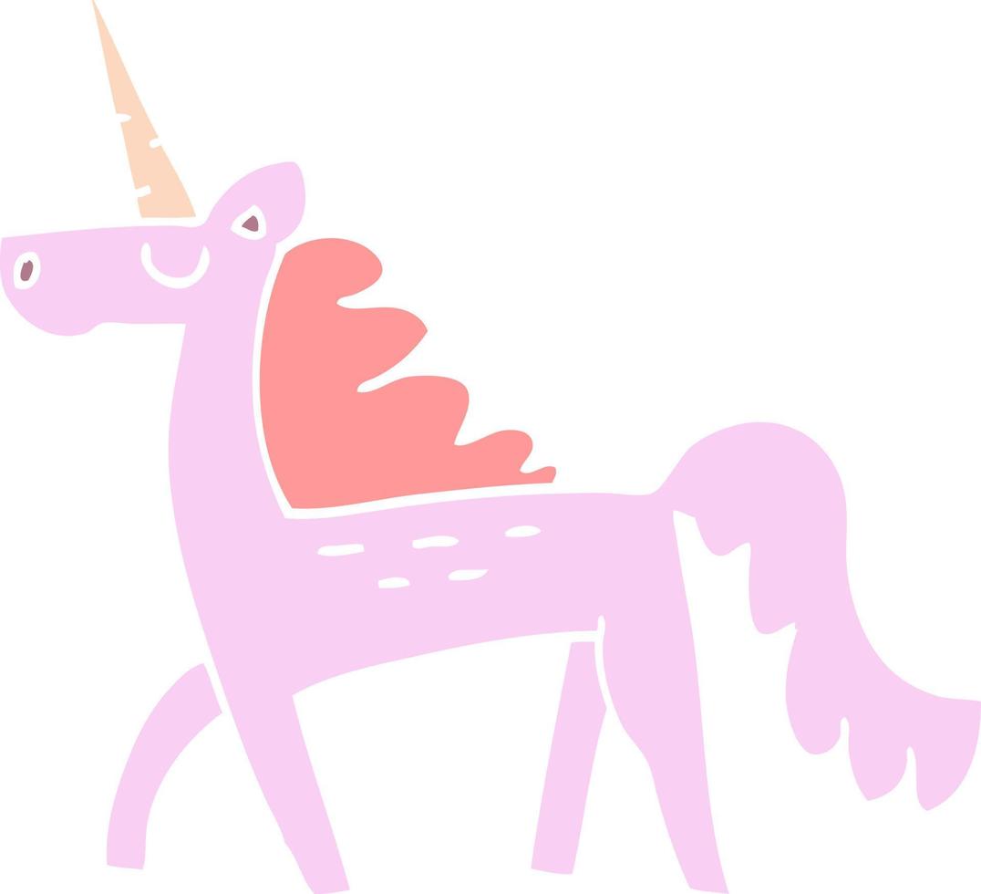 cartoon doodle magical unicorn vector