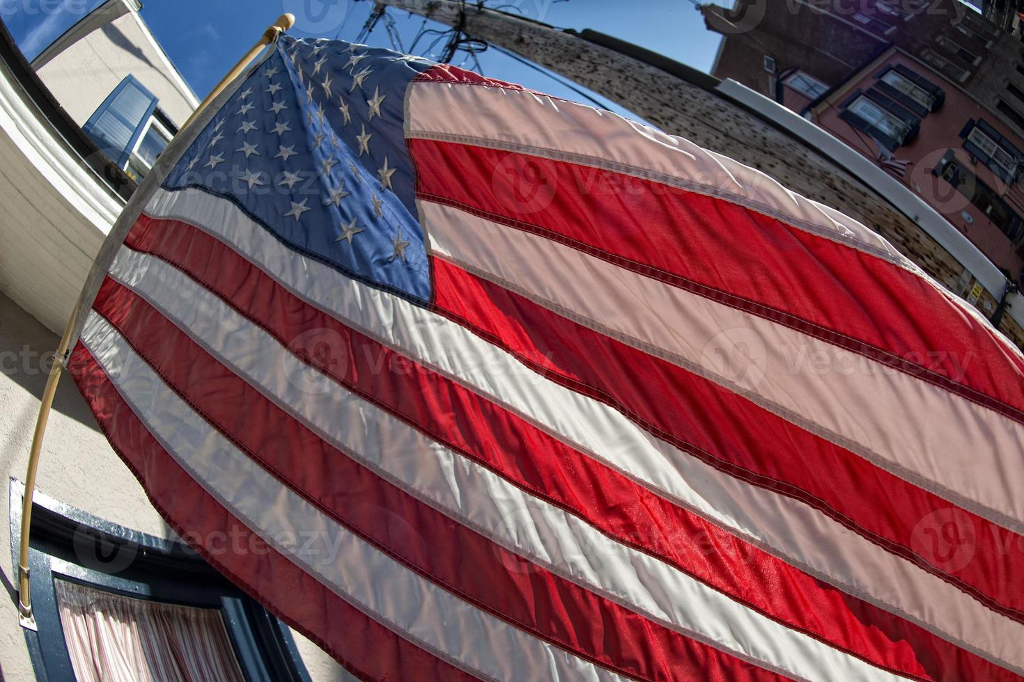 Usa American flag stars and stripes detail photo