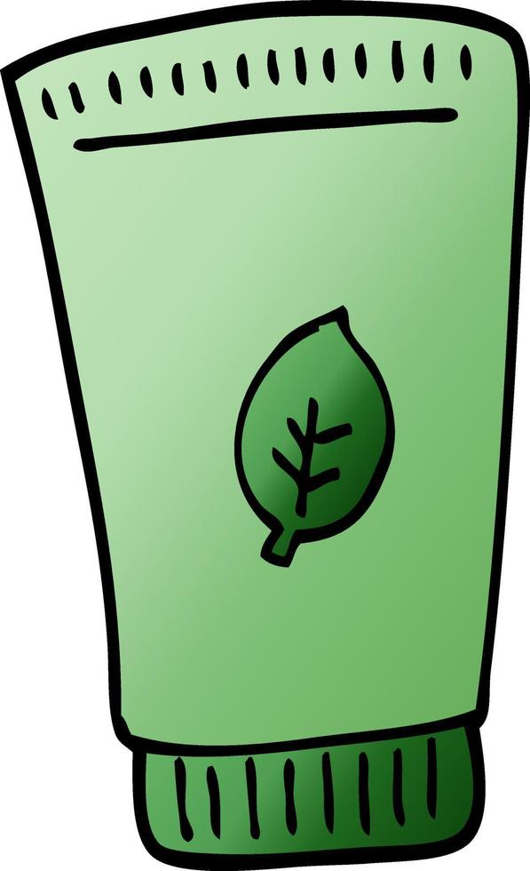cartoon doodle of moisturiser vector