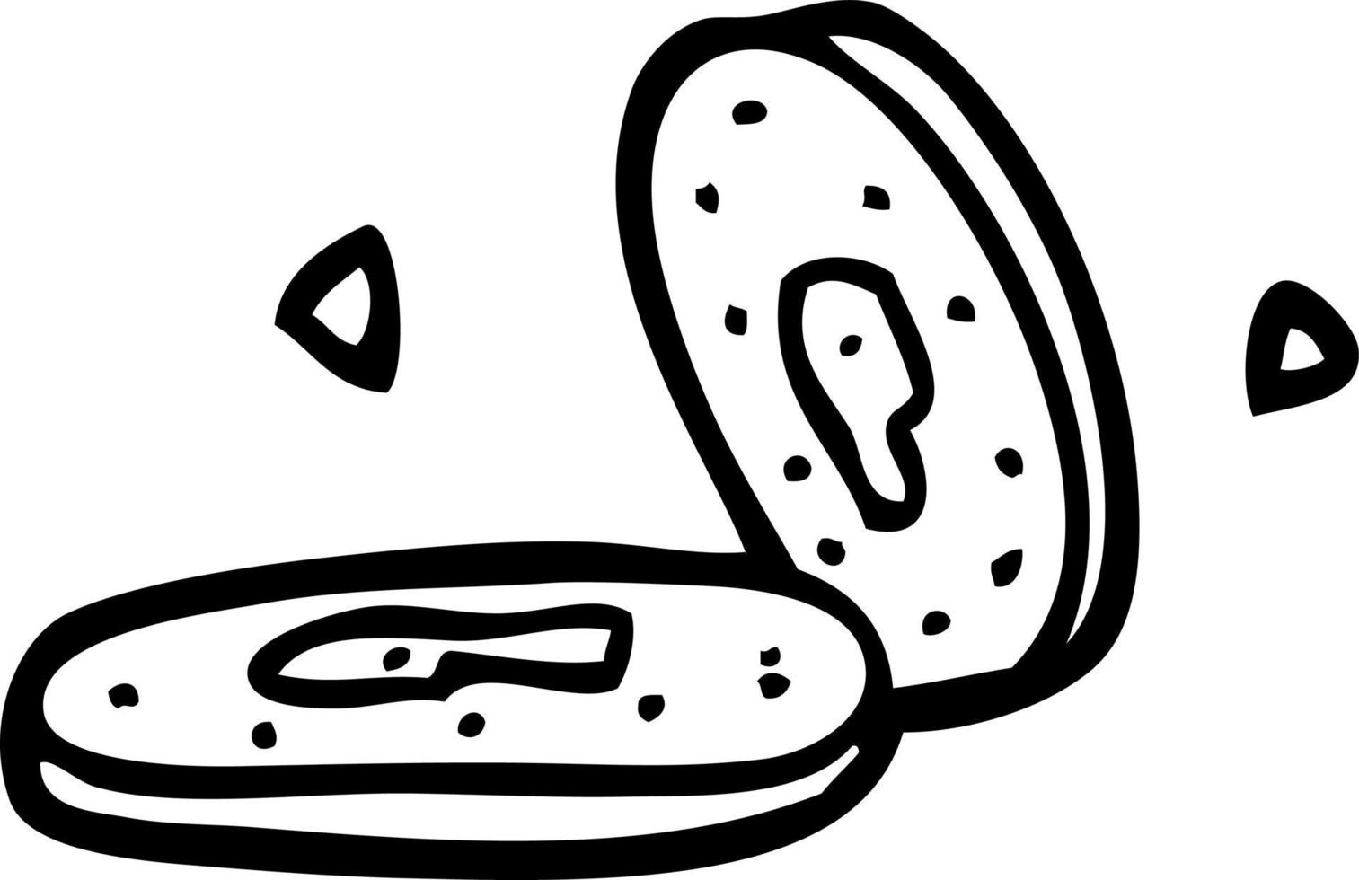 line drawing cartoon money coins vector