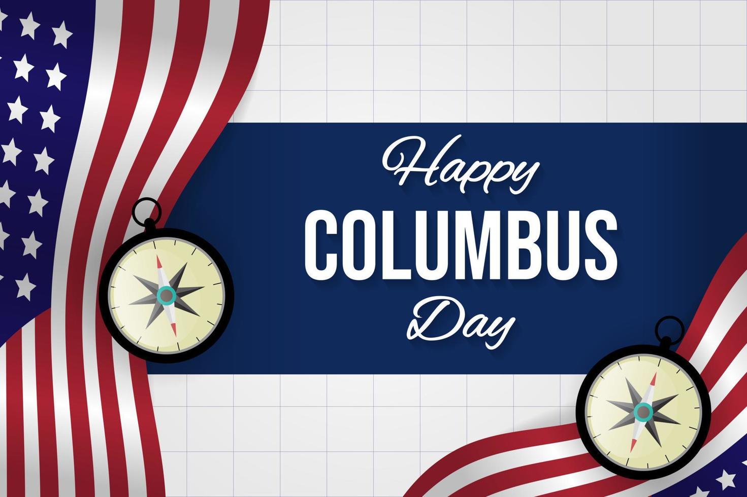 Columbus Day Background Design. - Vector. vector