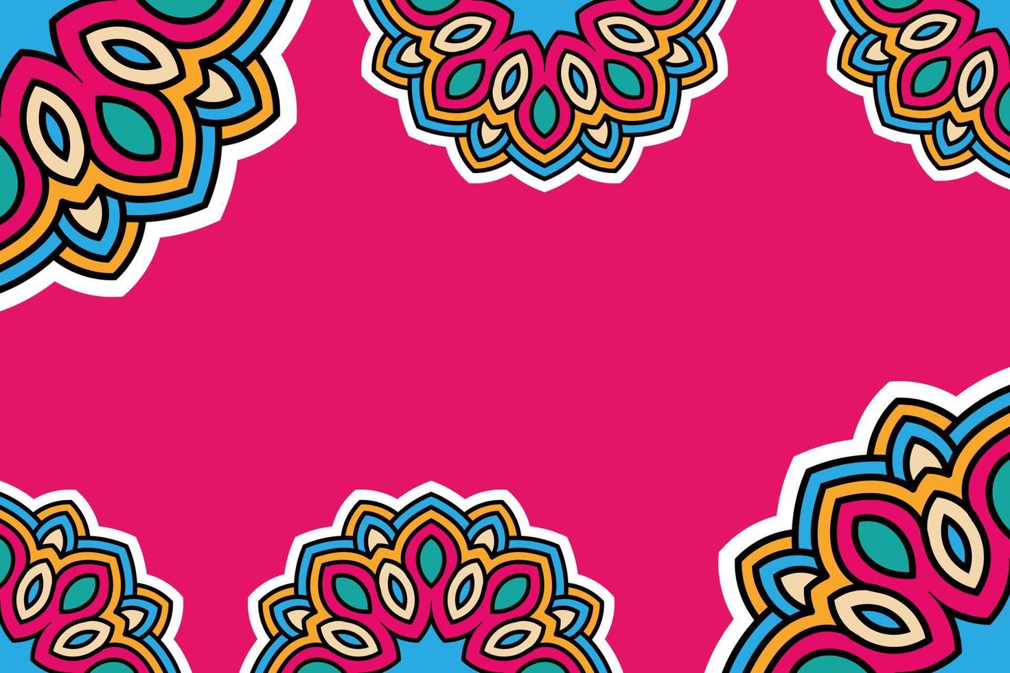 Mandala patterns background element ornament. - Vector. vector