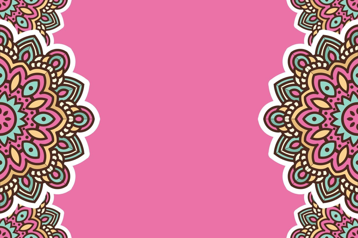 Mandala patterns background element ornament. - Vector. vector