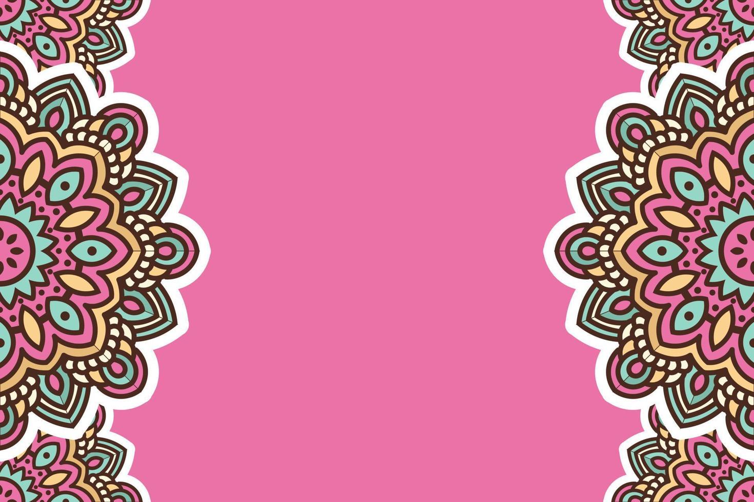 Mandala patterns background element ornament. - Vector. vector