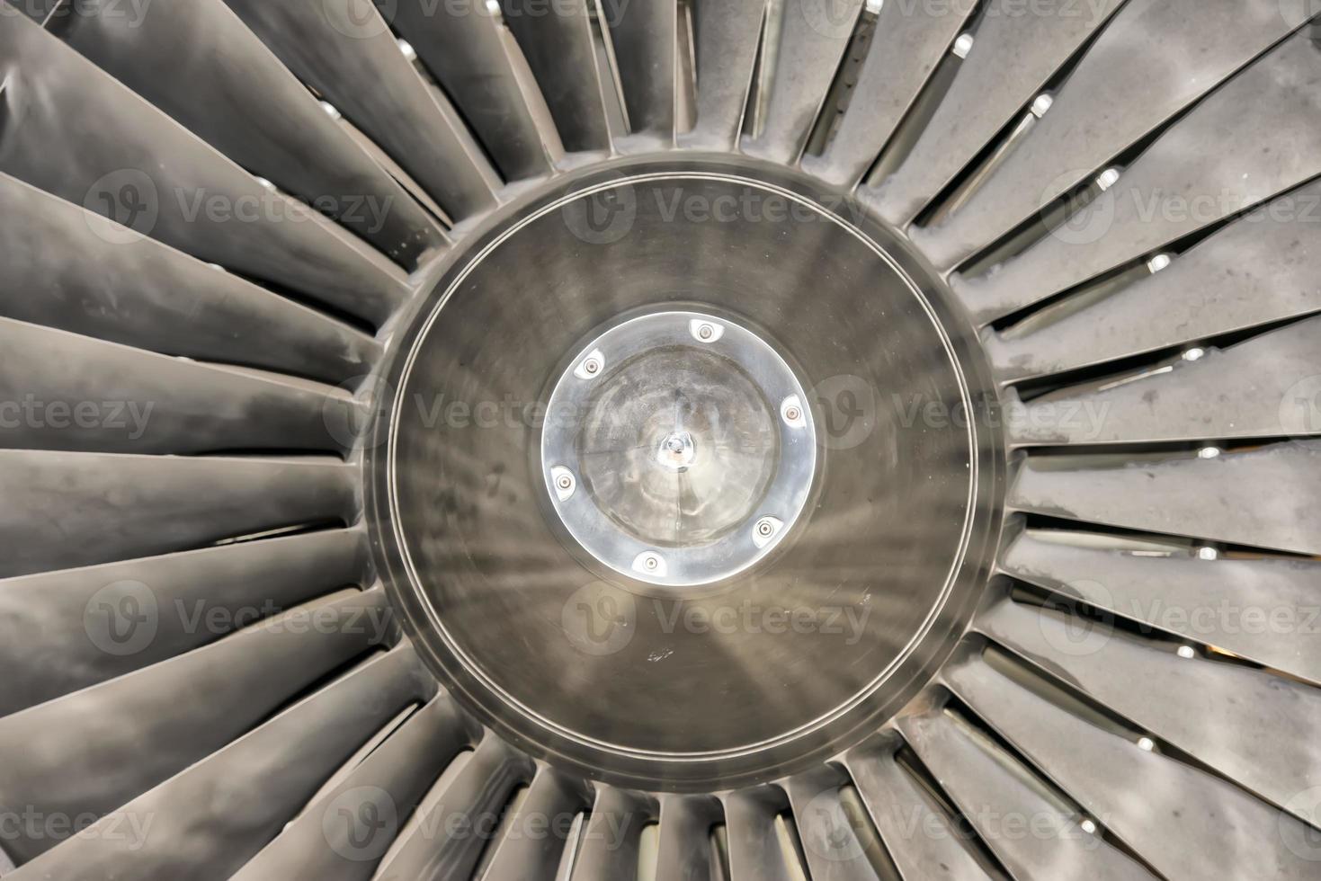 Jet engine detail photo