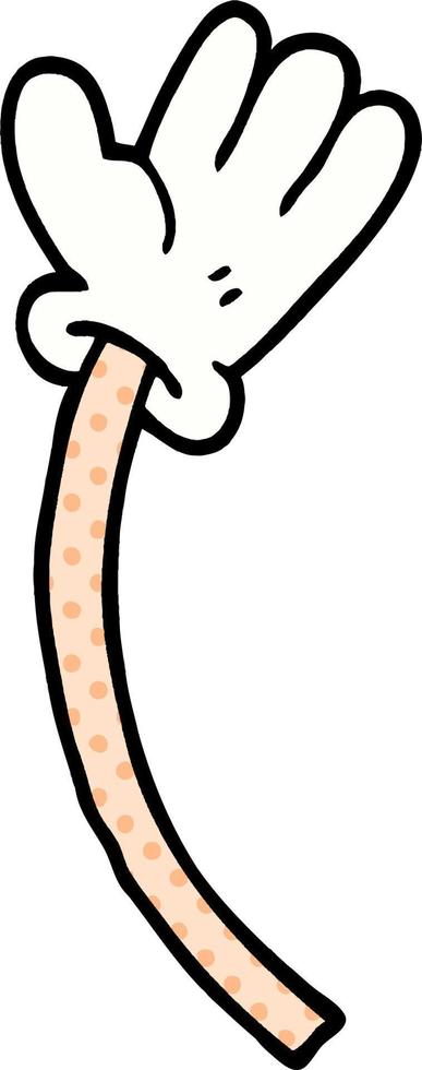 cartoon doodle hand gestures vector
