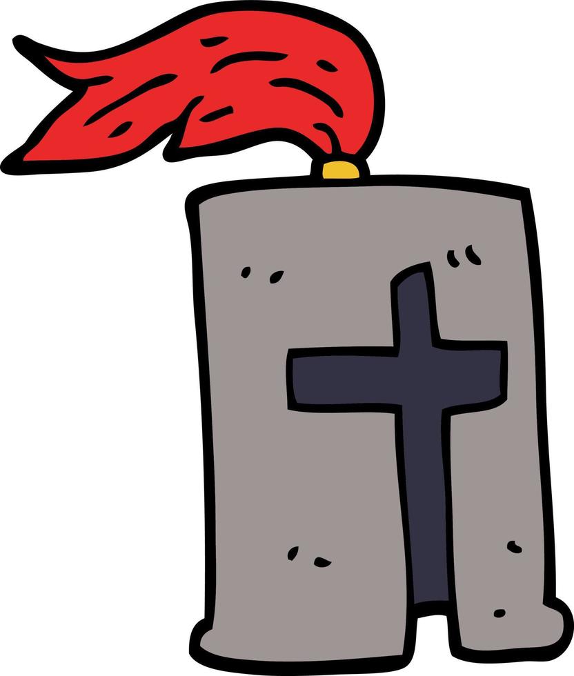 cartoon doodle knights helmet vector