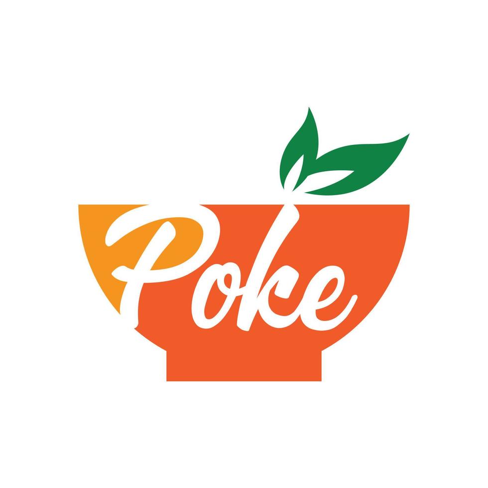 poke bowl restaurant logo vector 03