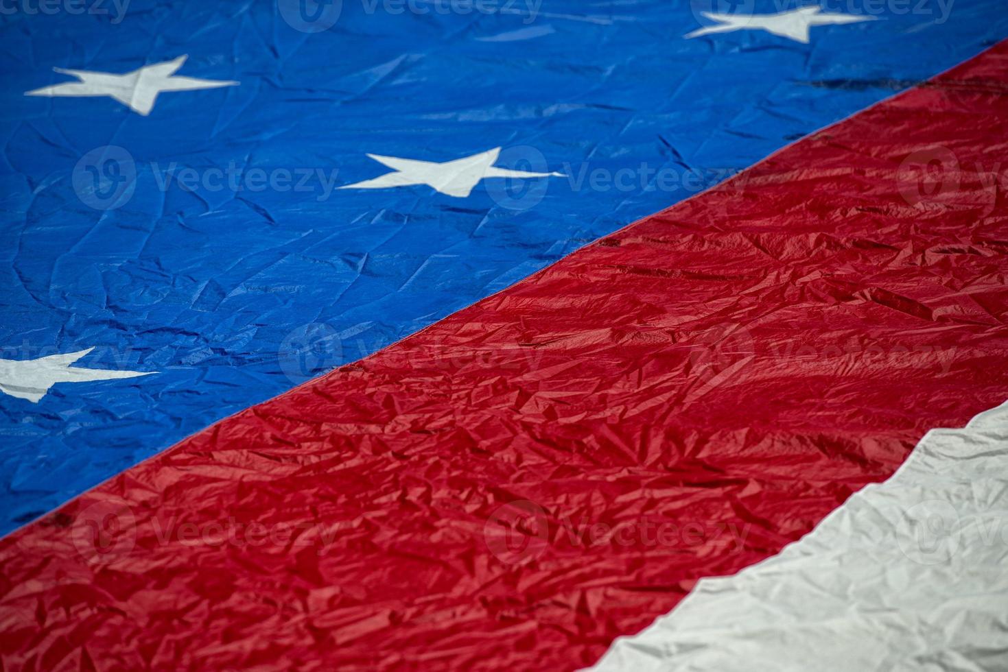 Usa American flag stars and stripes detail photo