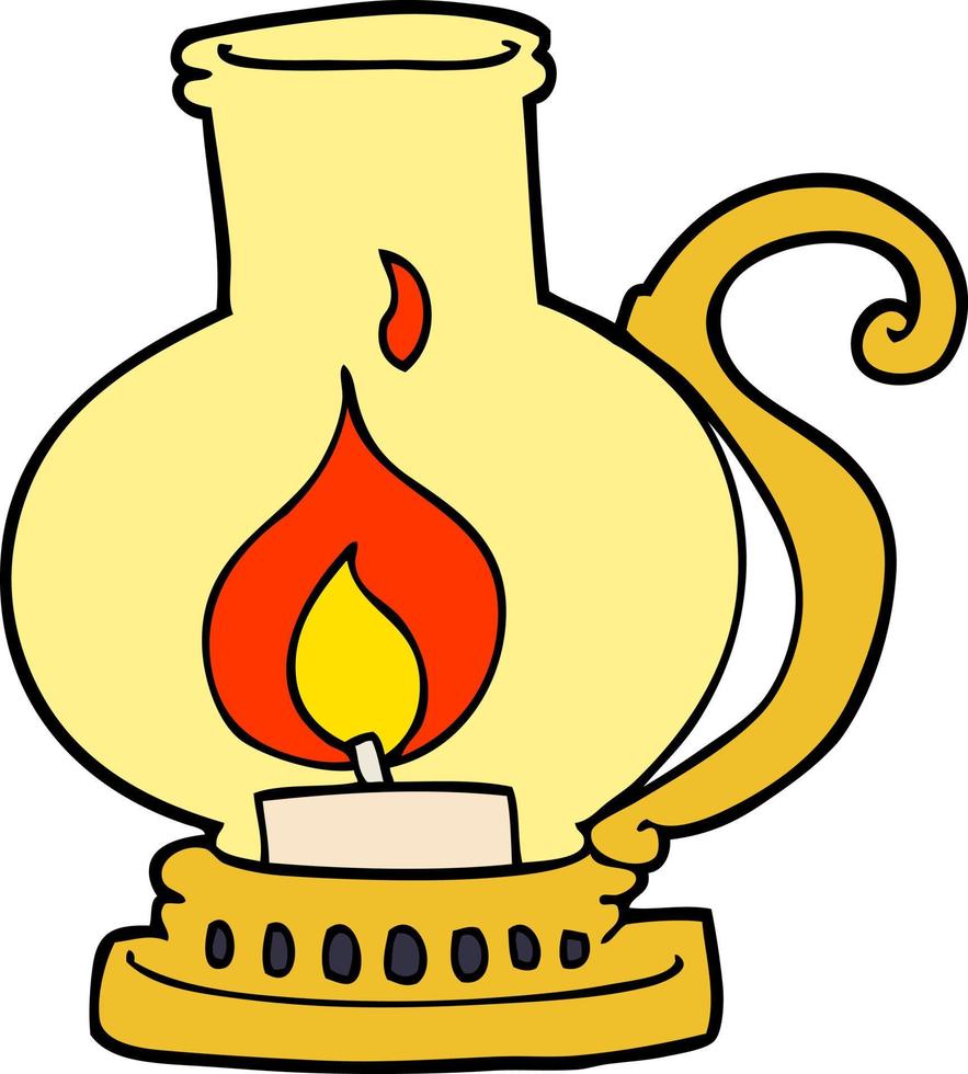 cartoon doodle lantern vector
