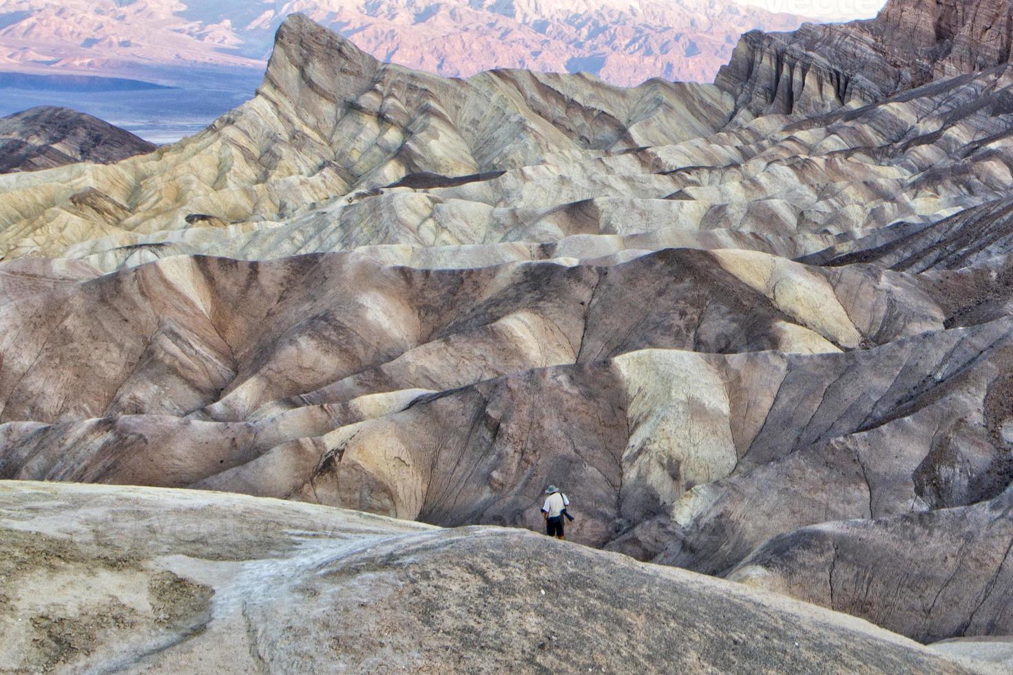 valle de la muerte punto zabriskie foto