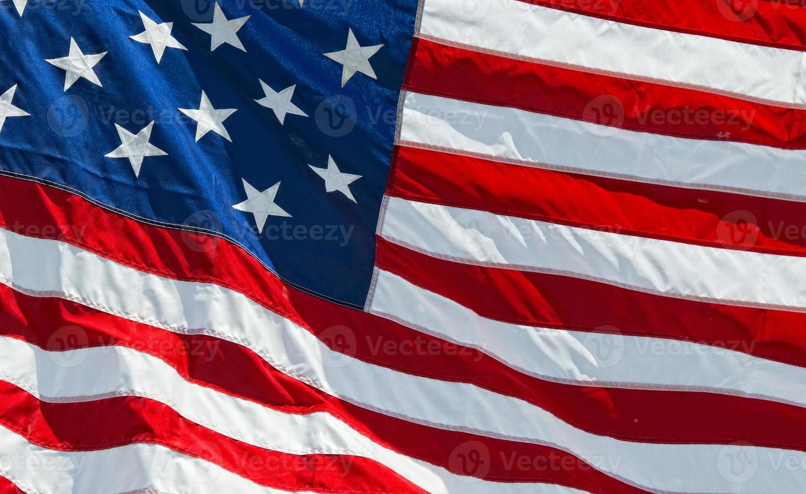 Usa American flag stars and stripes detail photo