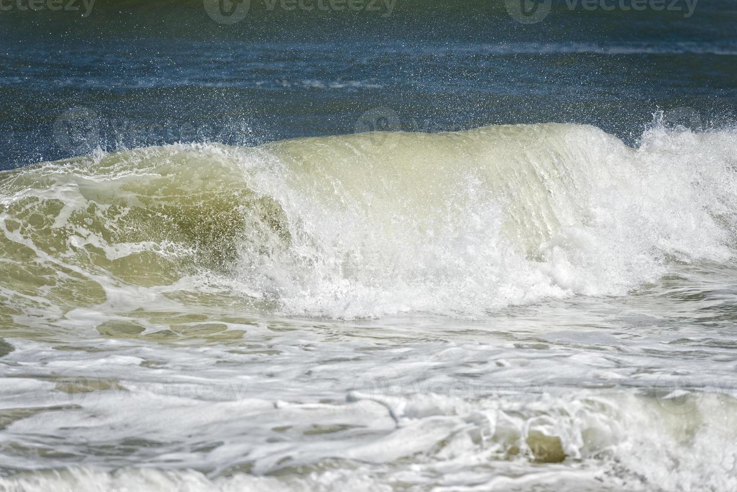 atlantic ocean waves on the shore photo