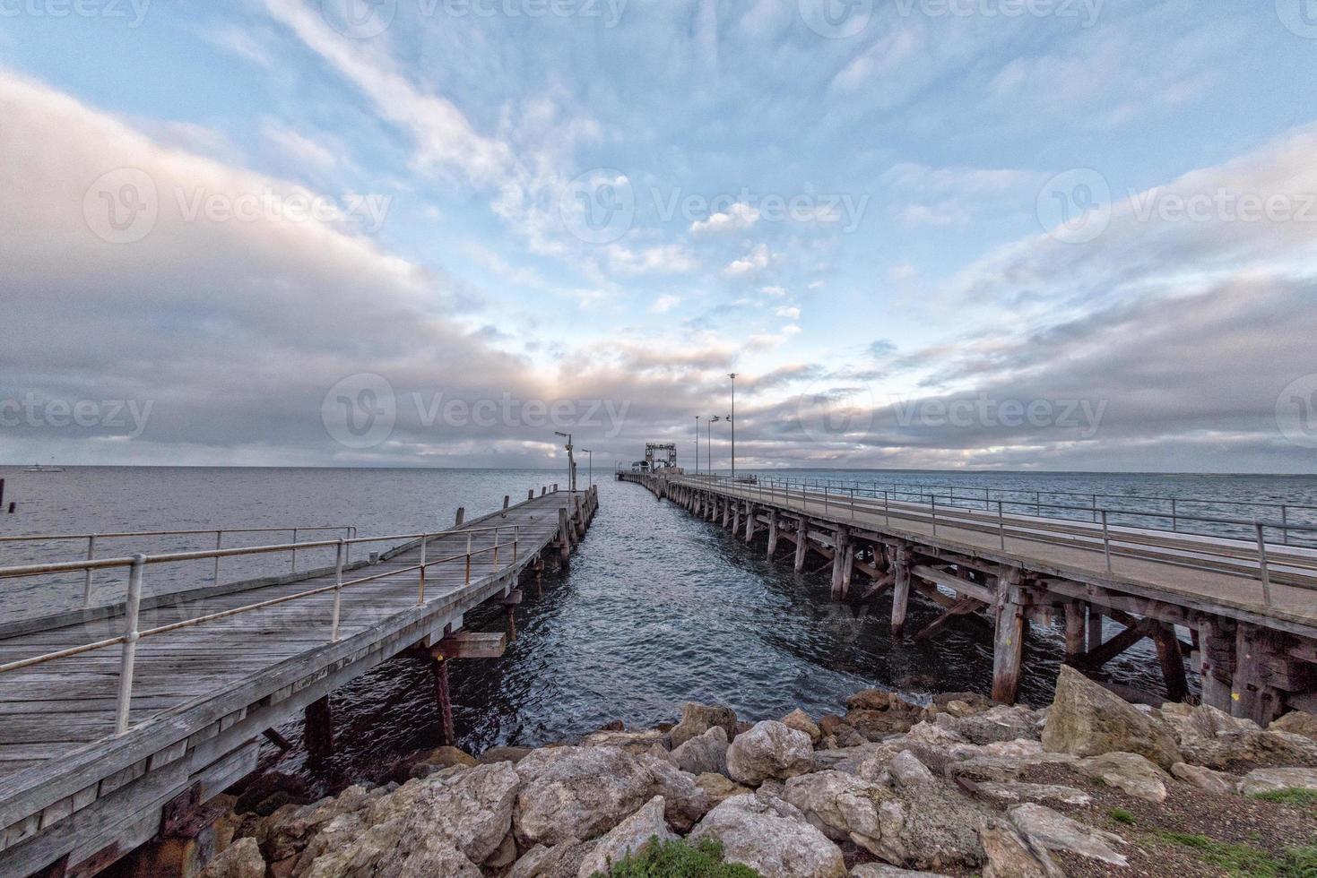 Kingscote jetty in Kangaroo Island Australia photo