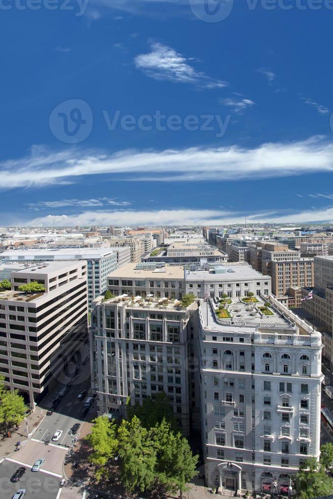Washington DC aerial view photo