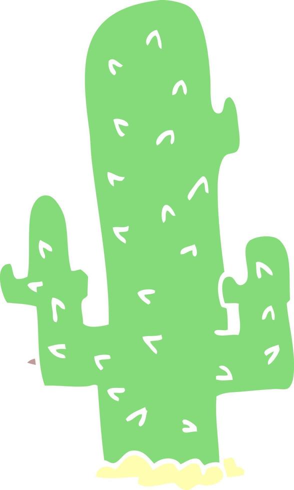 cartoon doodle cactus vector