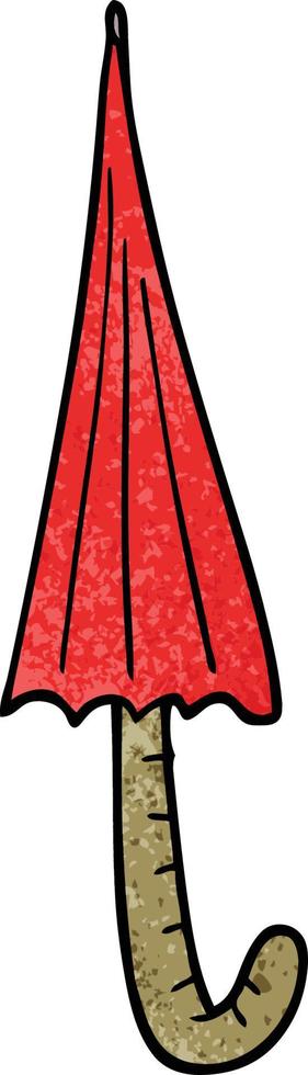 cartoon doodle umbrella vector