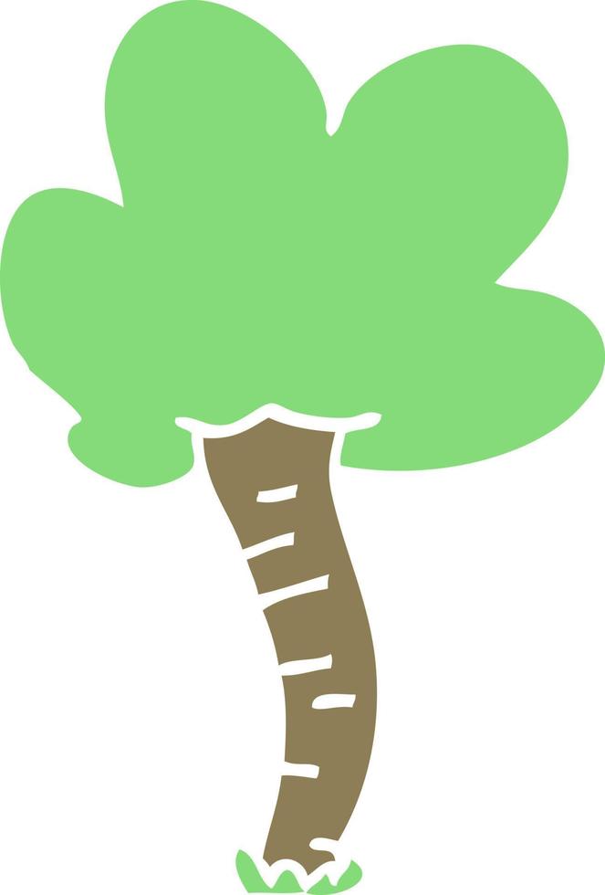 cartoon doodle tree vector