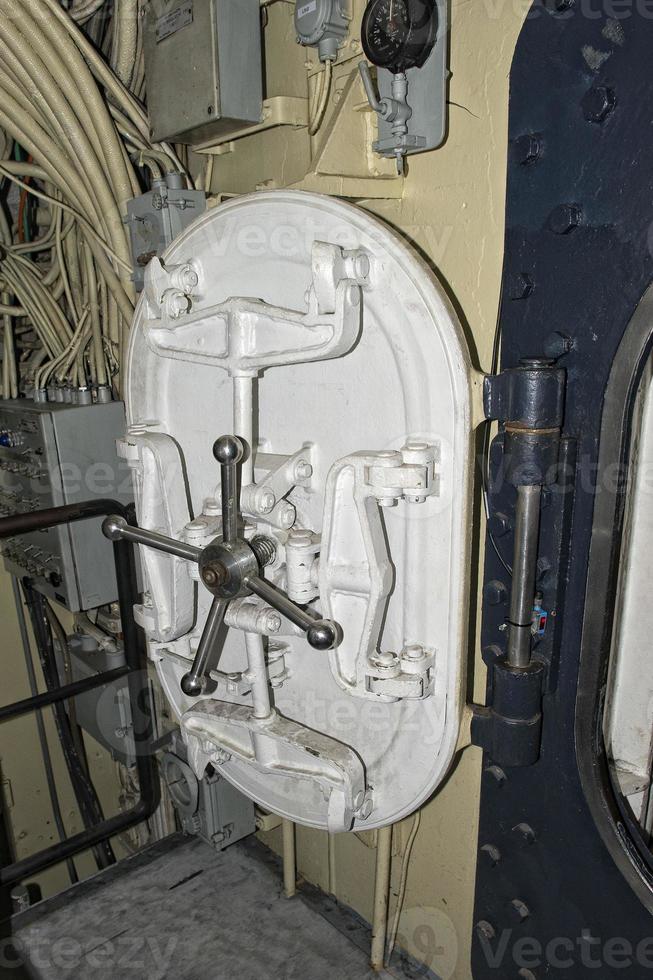 submarine open door port hole photo