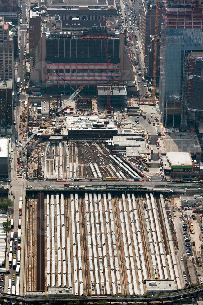 new york Penn Station aerial view photo