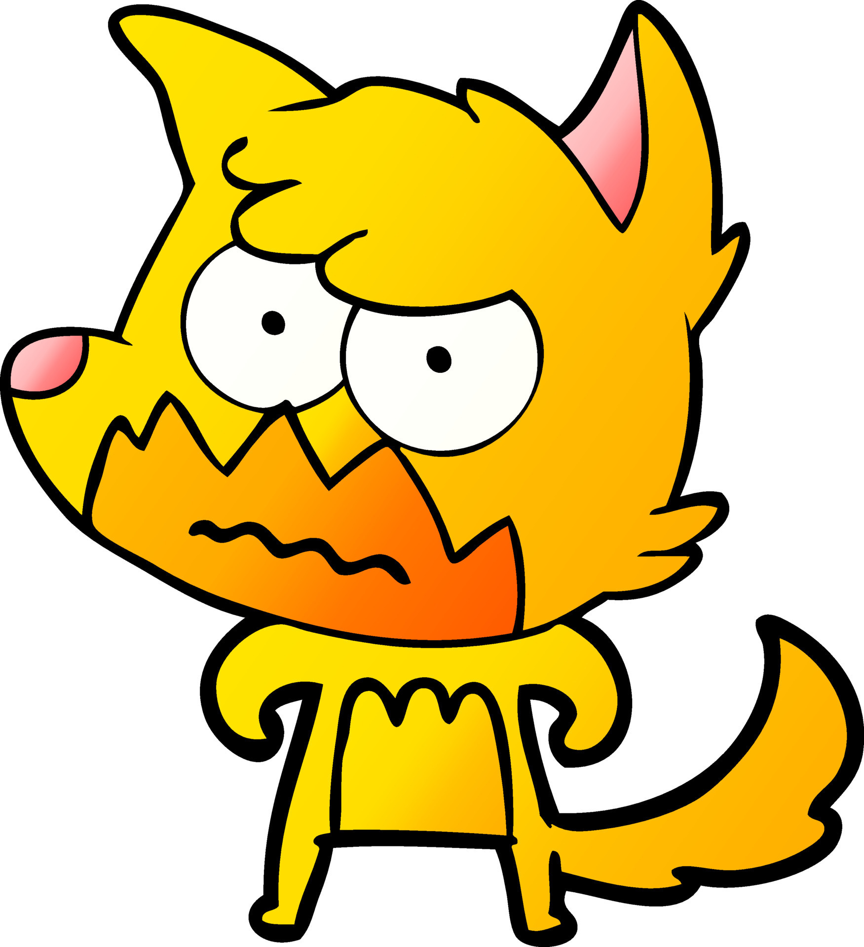 fox cartoon character 12211543 Vector Art at Vecteezy