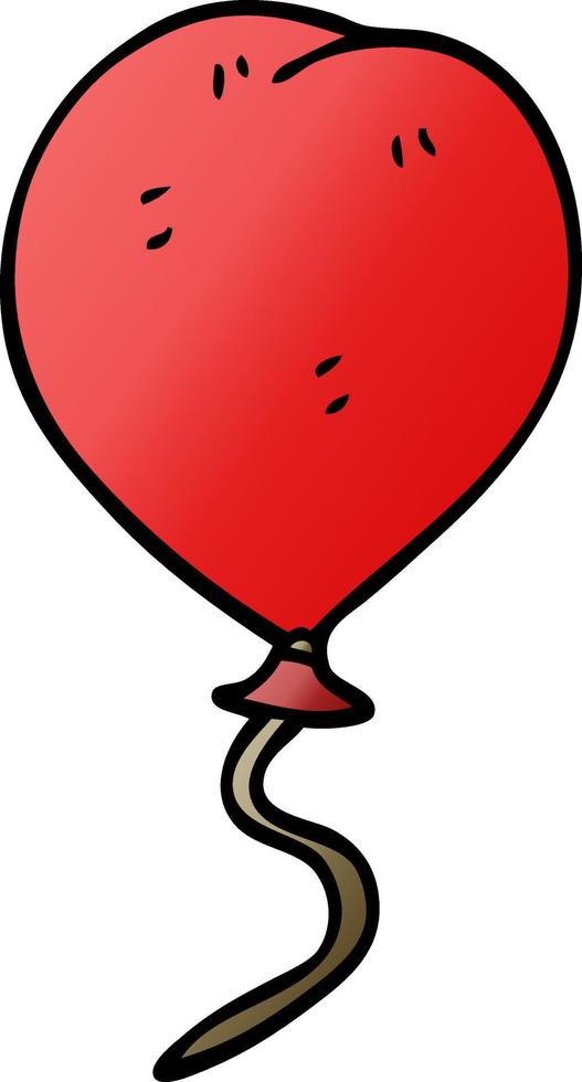 cartoon doodle balloon vector