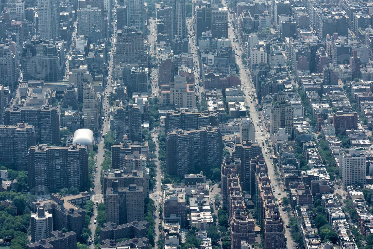 new york manhattan aerial view photo