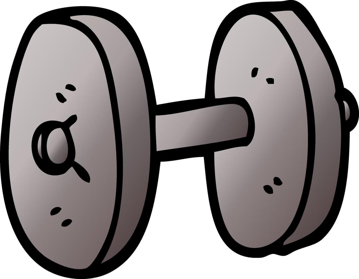cartoon doodle gym weights 12212063 Vector Art at Vecteezy