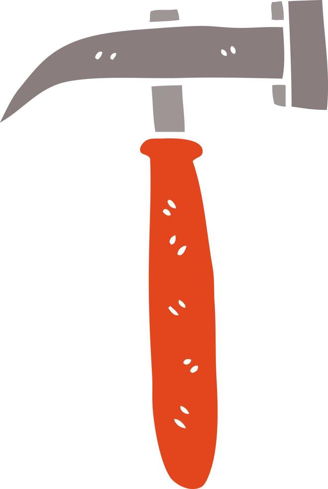 cartoon doodle hammer vector