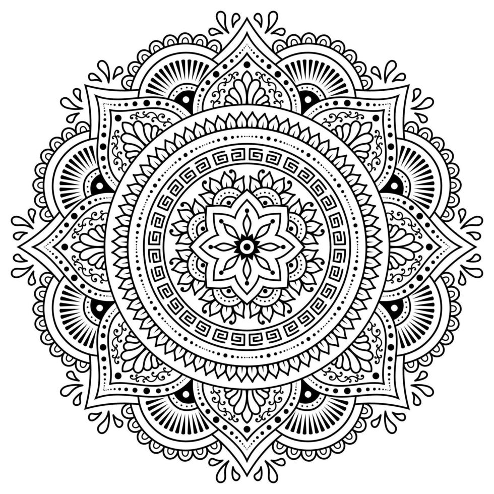 luxury ornamental mandala pattern background design vector