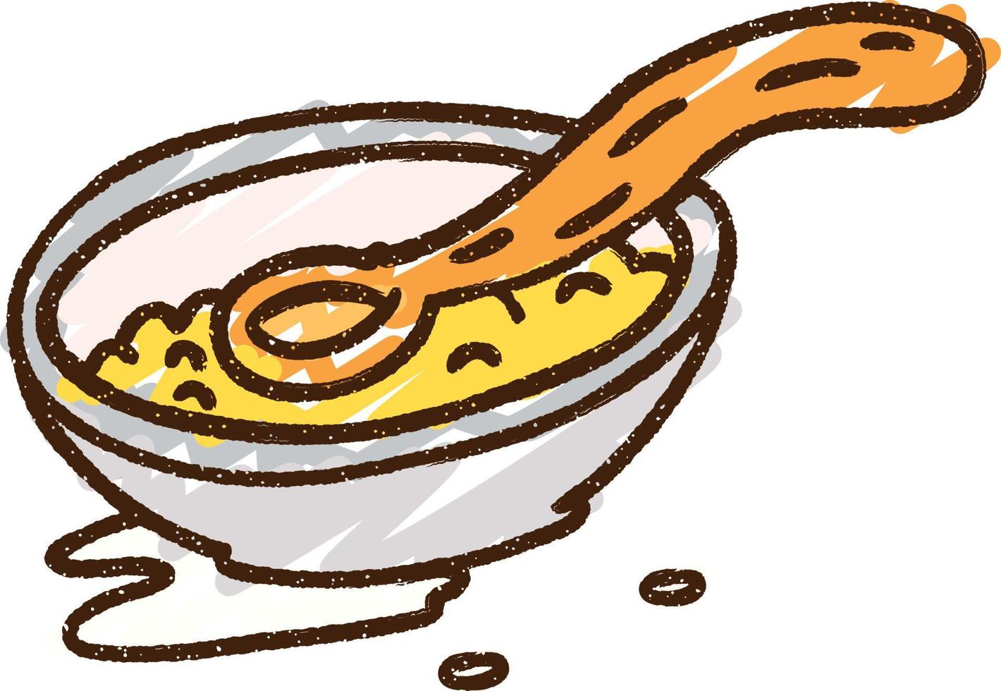 Cereal Chalk Drawing 12213107 Vector Art at Vecteezy