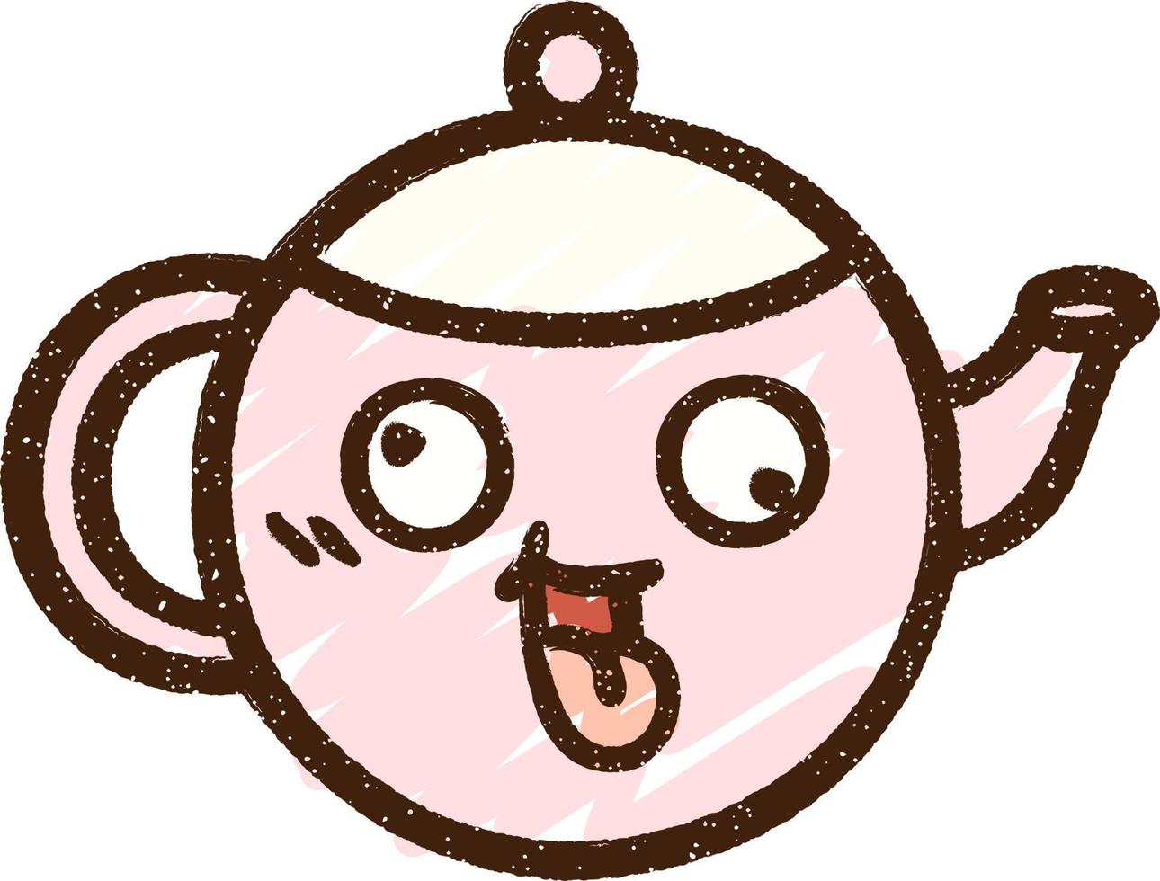 Teapot Chalk Drawing 12213130 Vector Art at Vecteezy